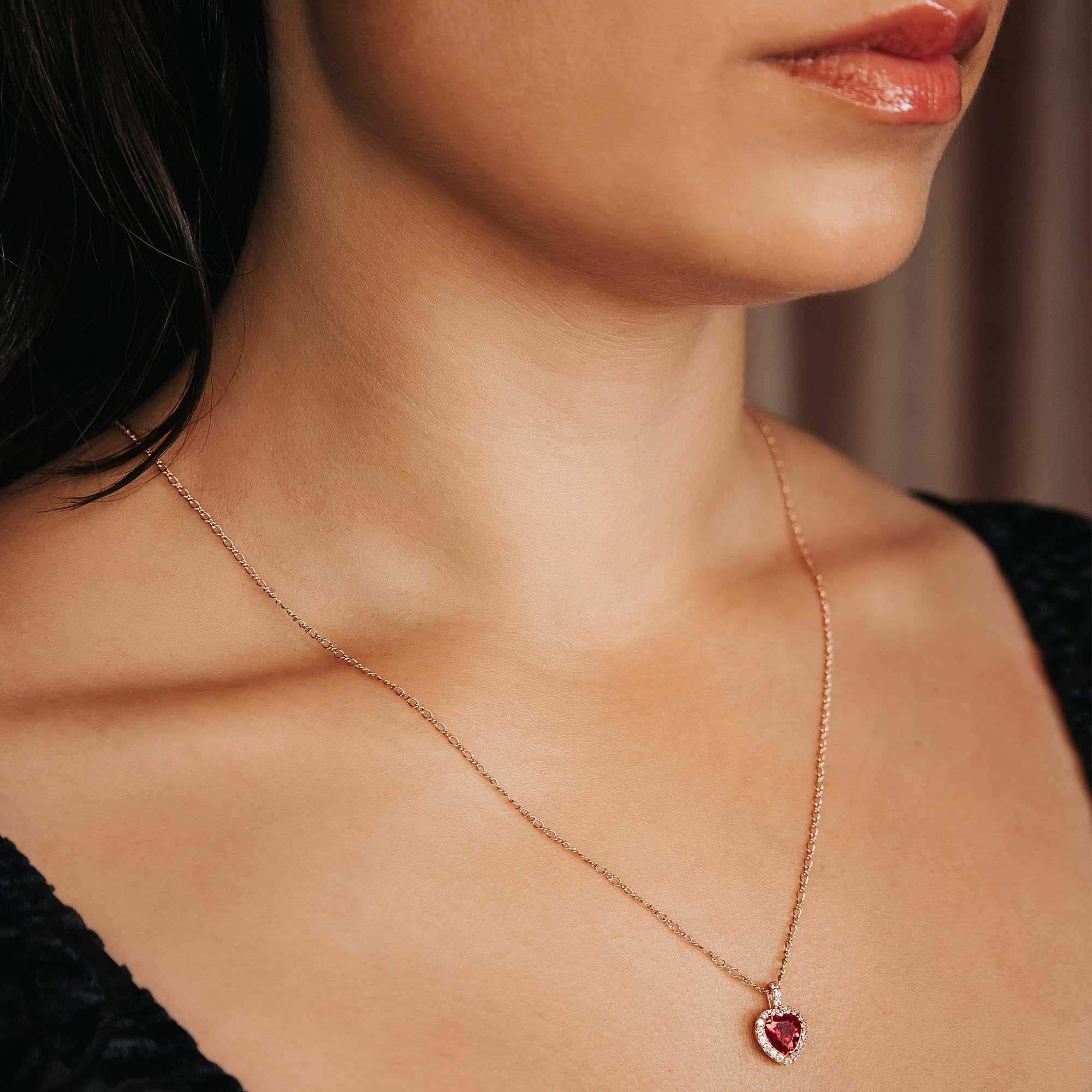Lily and Rose Delphine necklace Pink ruby (obrázok 3)