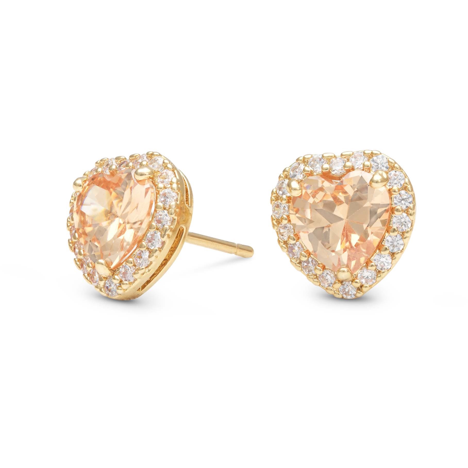 Lily and Rose Delphine stud earrings - Light champagne Light cha