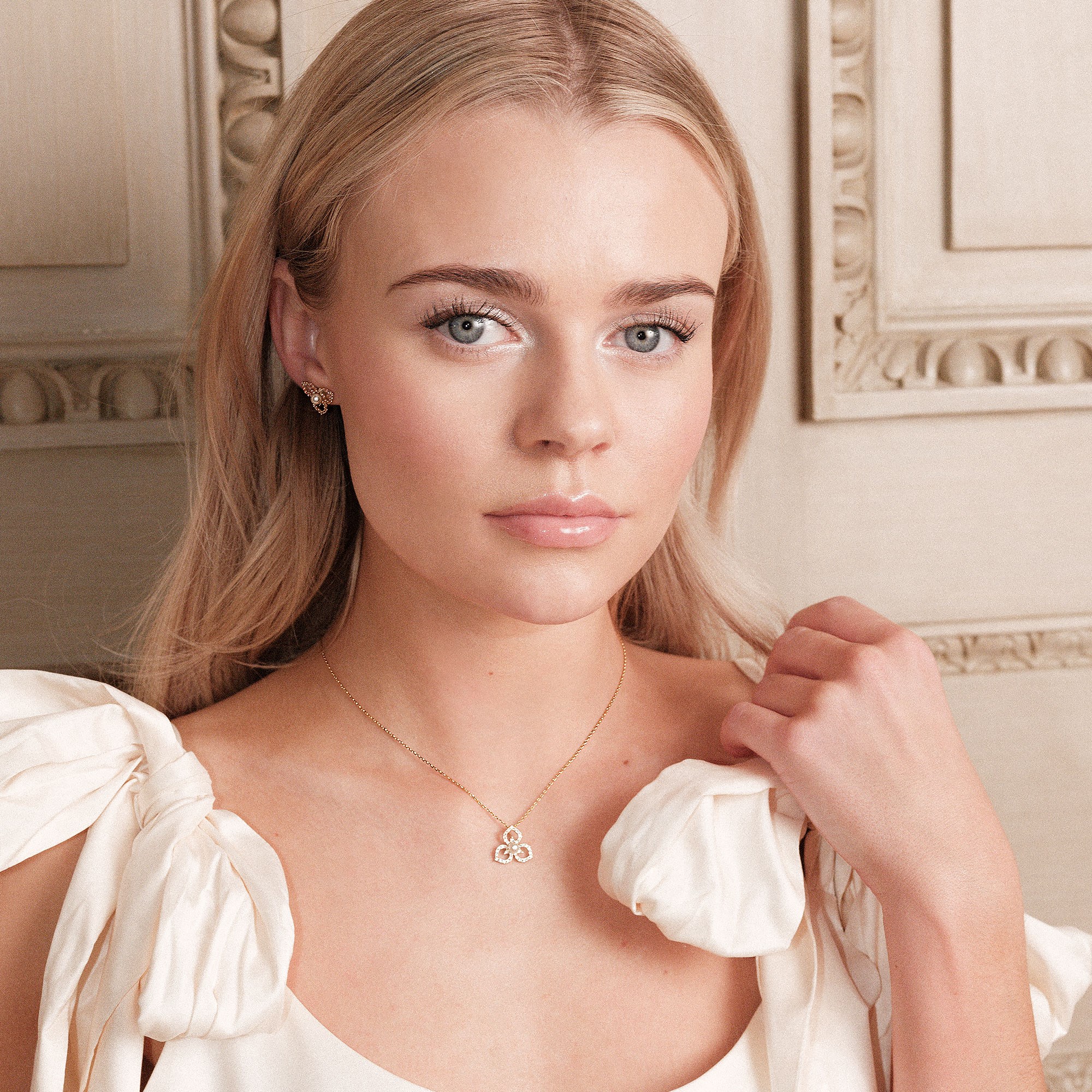 Lily and Rose Elise Necklace Ivory pearl gold (obrázok 4)