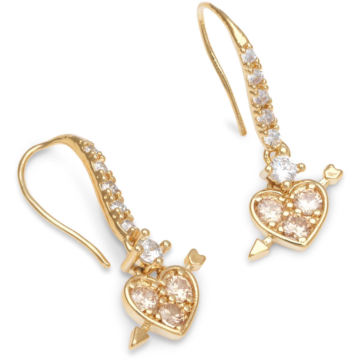 Lily and Rose Lowe earrings Light champagne