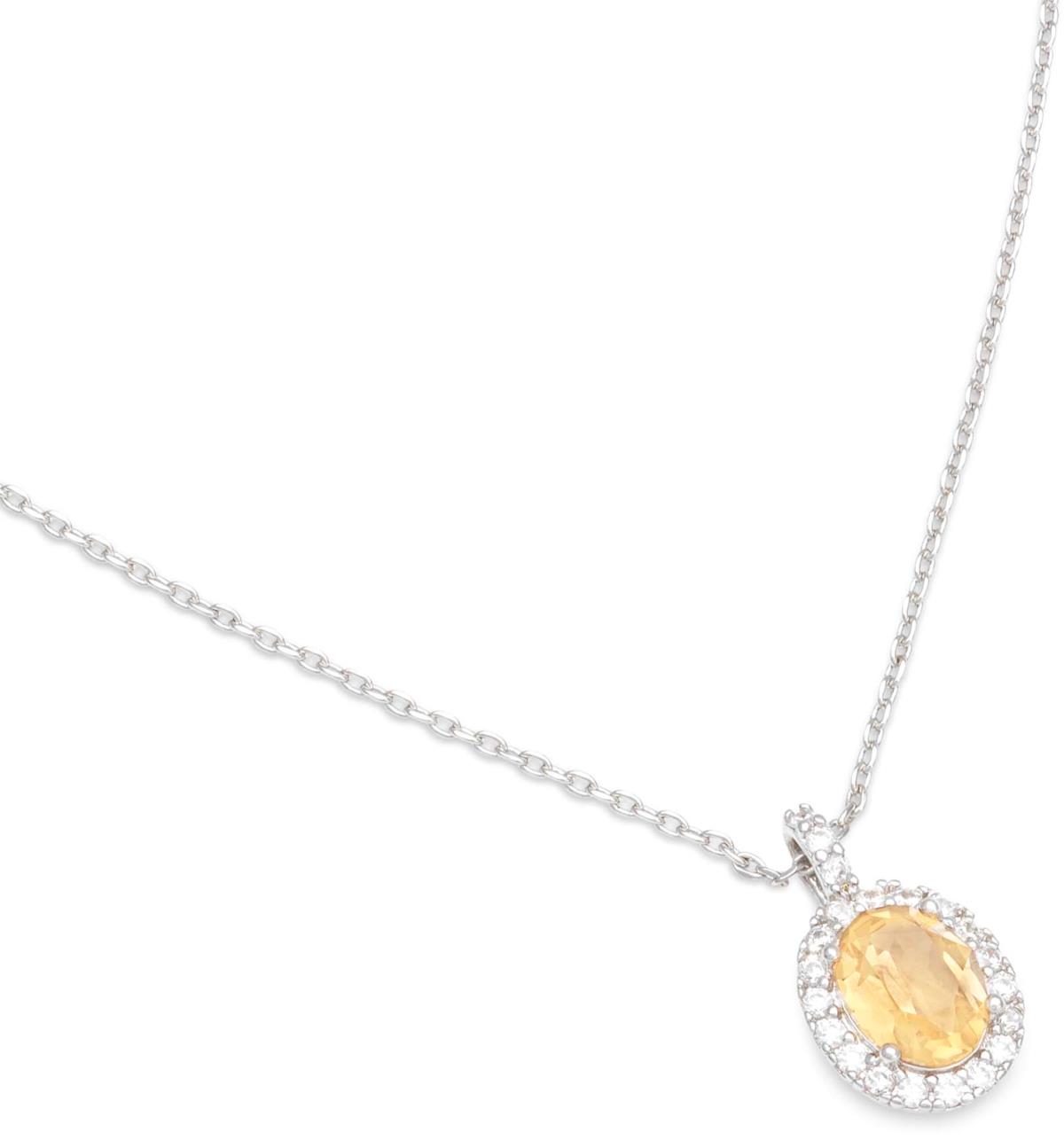 Luna Necklace Golden Brown Topaz main image 0