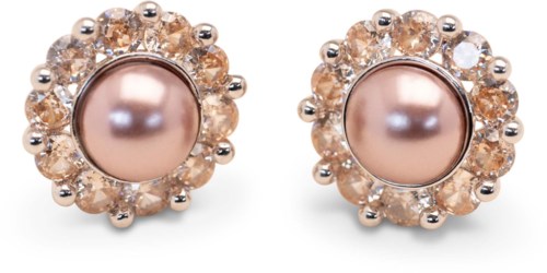 Lily and Rose Miss Sofia earrings - Pink topaz
