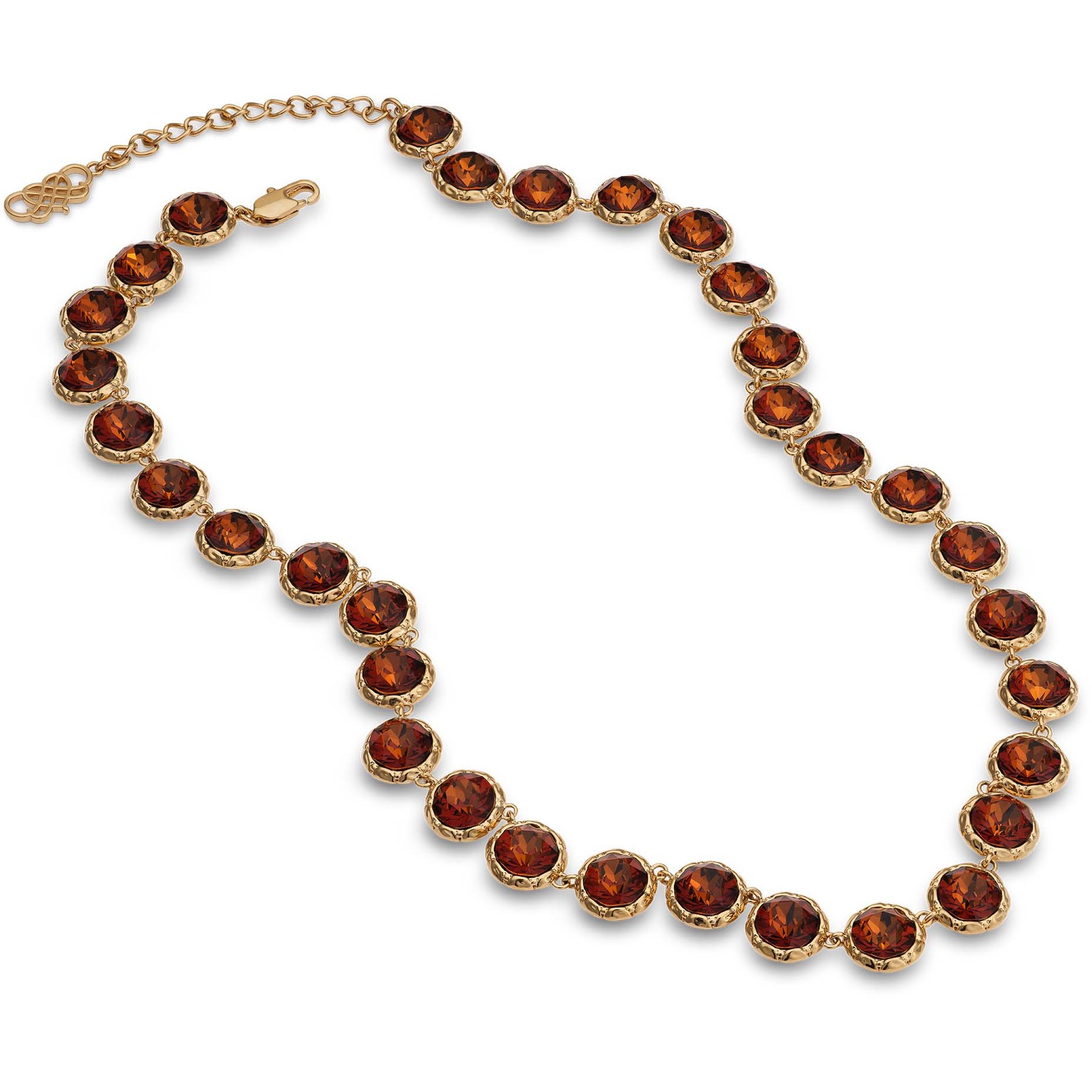 Lily and Rose Victoria necklace Smoked amber