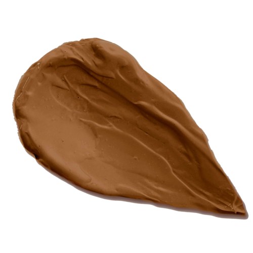En brunt droppelformad klump som liknar choklad eller jordnötssmör.