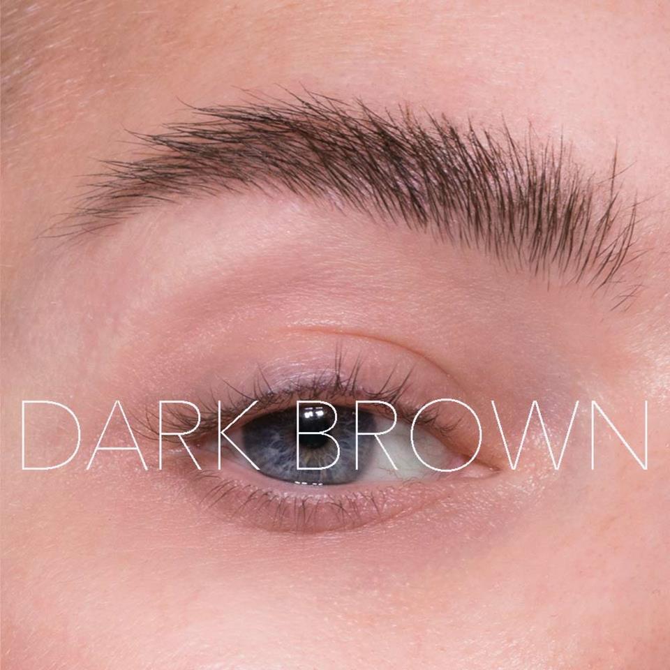 Linda Hallberg Cosmetics Infinity Power Brows - Maximum Hold Tinted Brow Gel Dark Brown