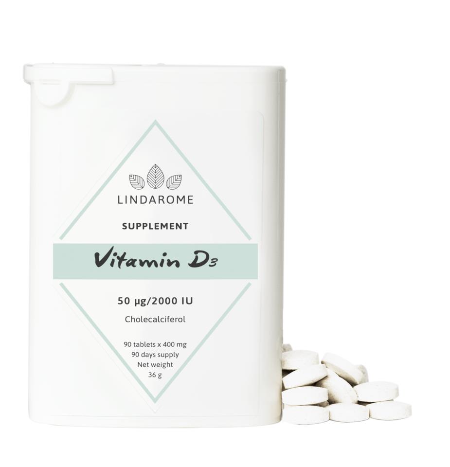 Lindarome Vitamin D3 kosttillskott 90 kapslar