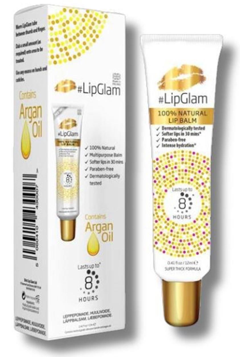 LipGlam 100% Natural Lip Balm 12 ml