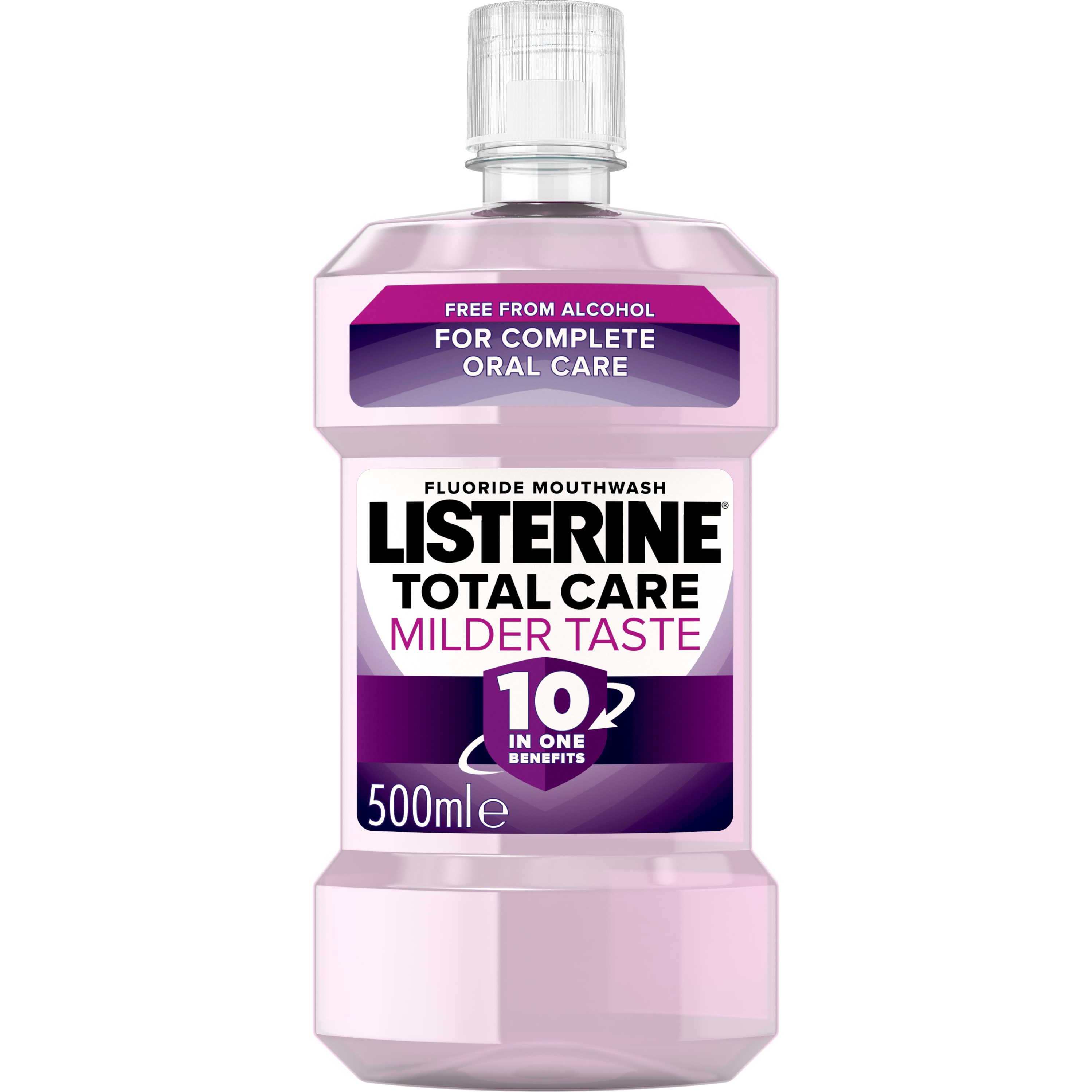 Läs mer om Listerine Milder Taste Mouthwash Total Care 500 ml