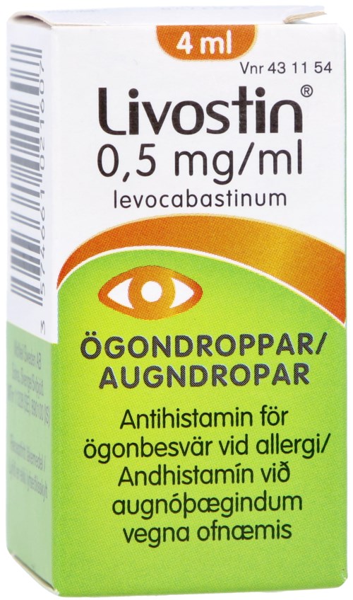 Livostin Ögondroppar 0.5mg/ml 1X4ml