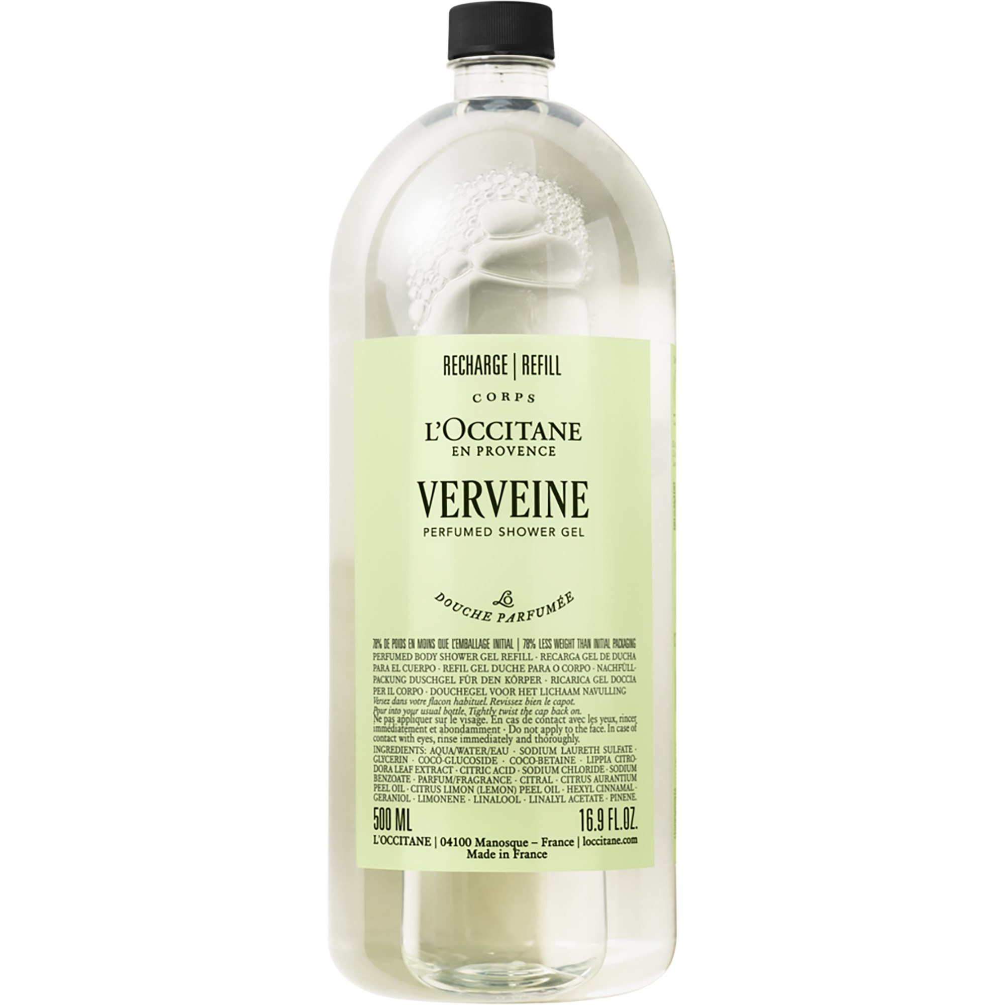 L'Occitane en Provence Verbena Verveine Shower Gel Refill 500 ml