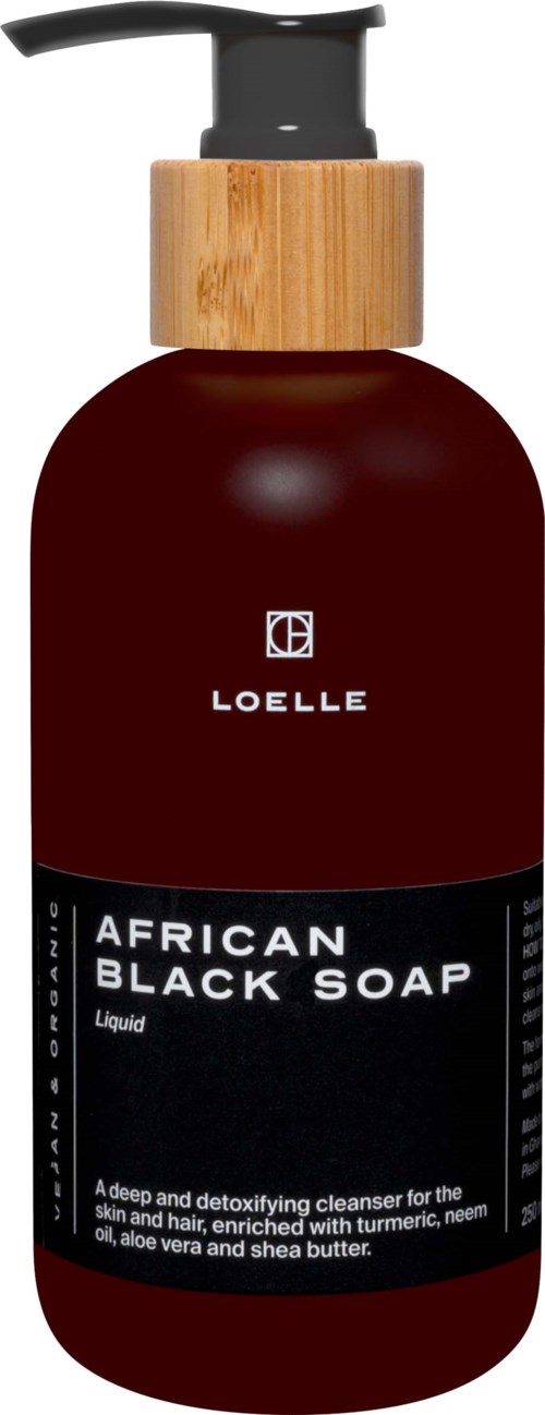 Loelle African Black Soap Liquid 250 ml