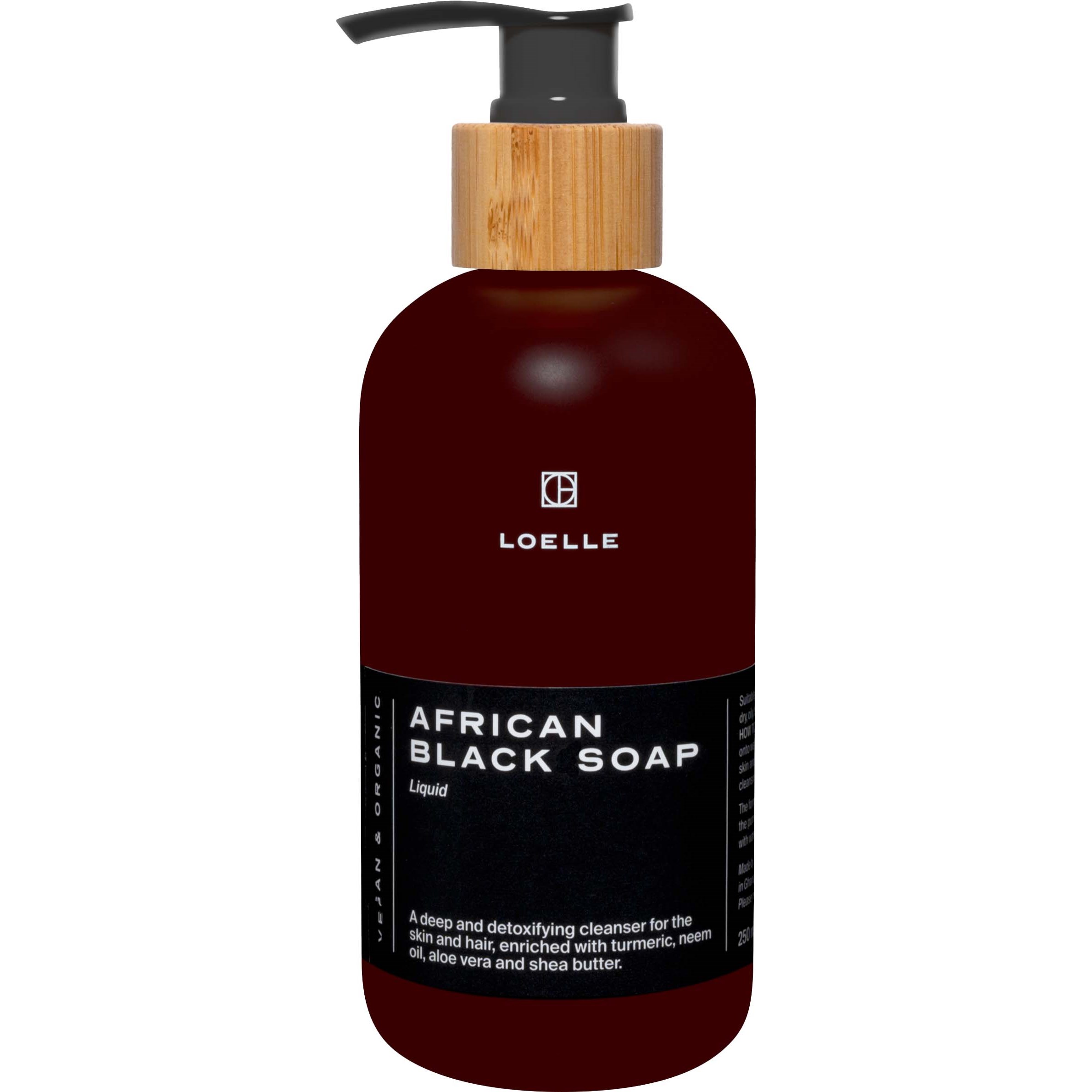 Loelle African Black Soap Liquid 250 ml