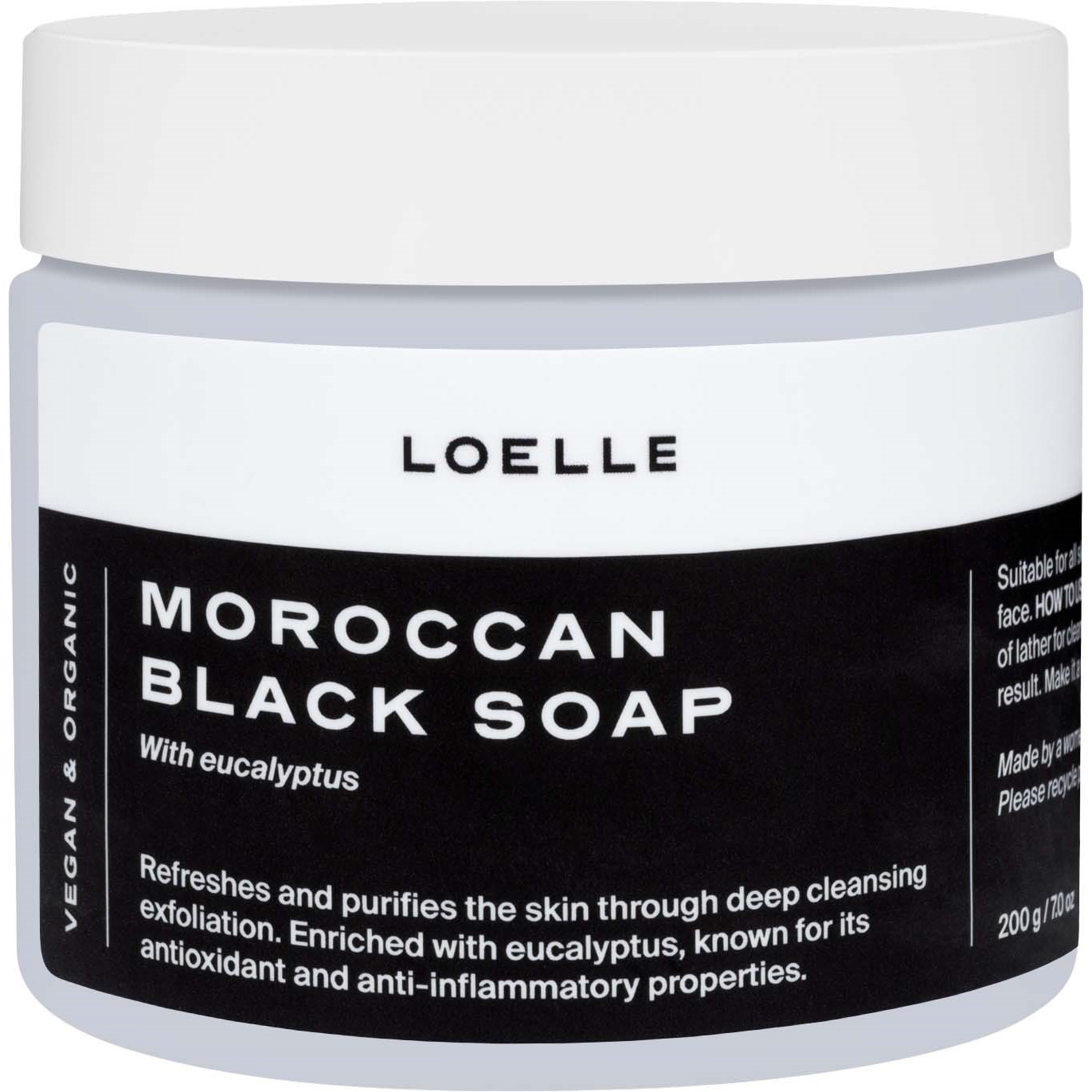 Loelle Moroccan Black Soap 150 g