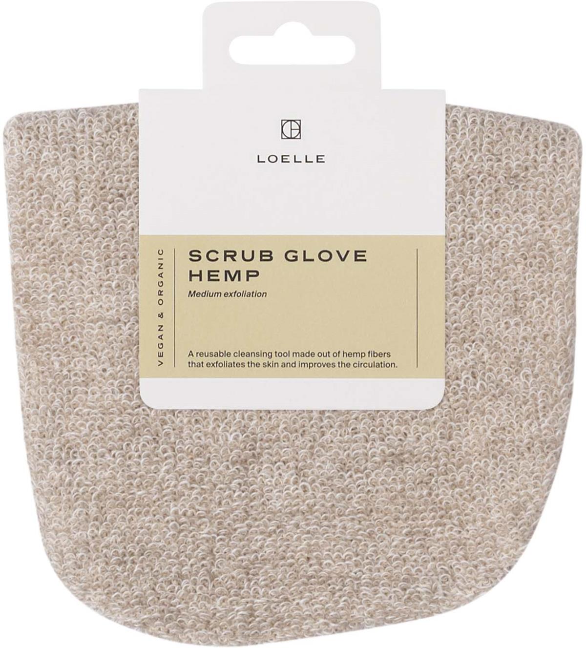 Loelle Scrub Glove Hemp