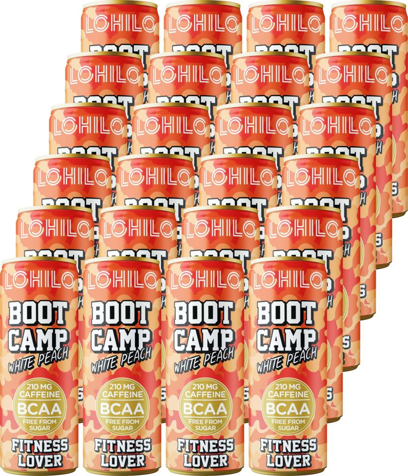 LOHILO Fitness Lover Boot Camp White Peach 24-Pack