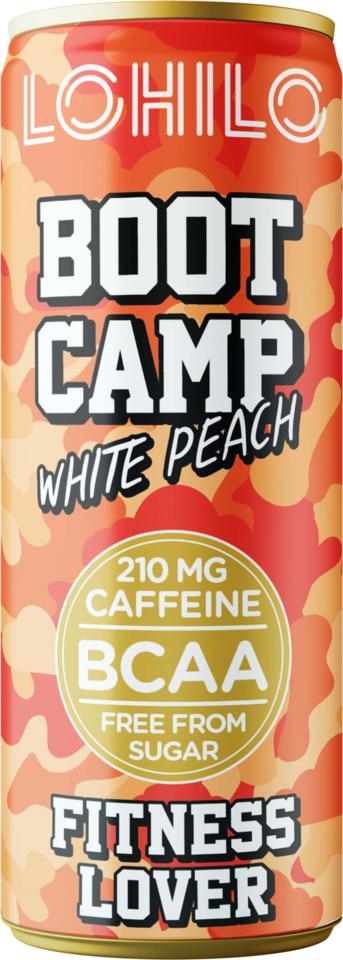 LOHILO Fitness Lover Boot Camp White Peach 330 ml