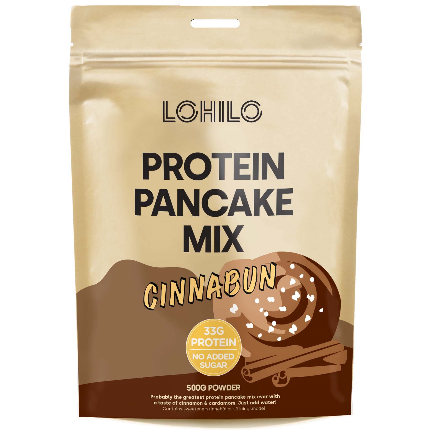 LOHILO Protein Pancake Mix Cinnabun 500 g