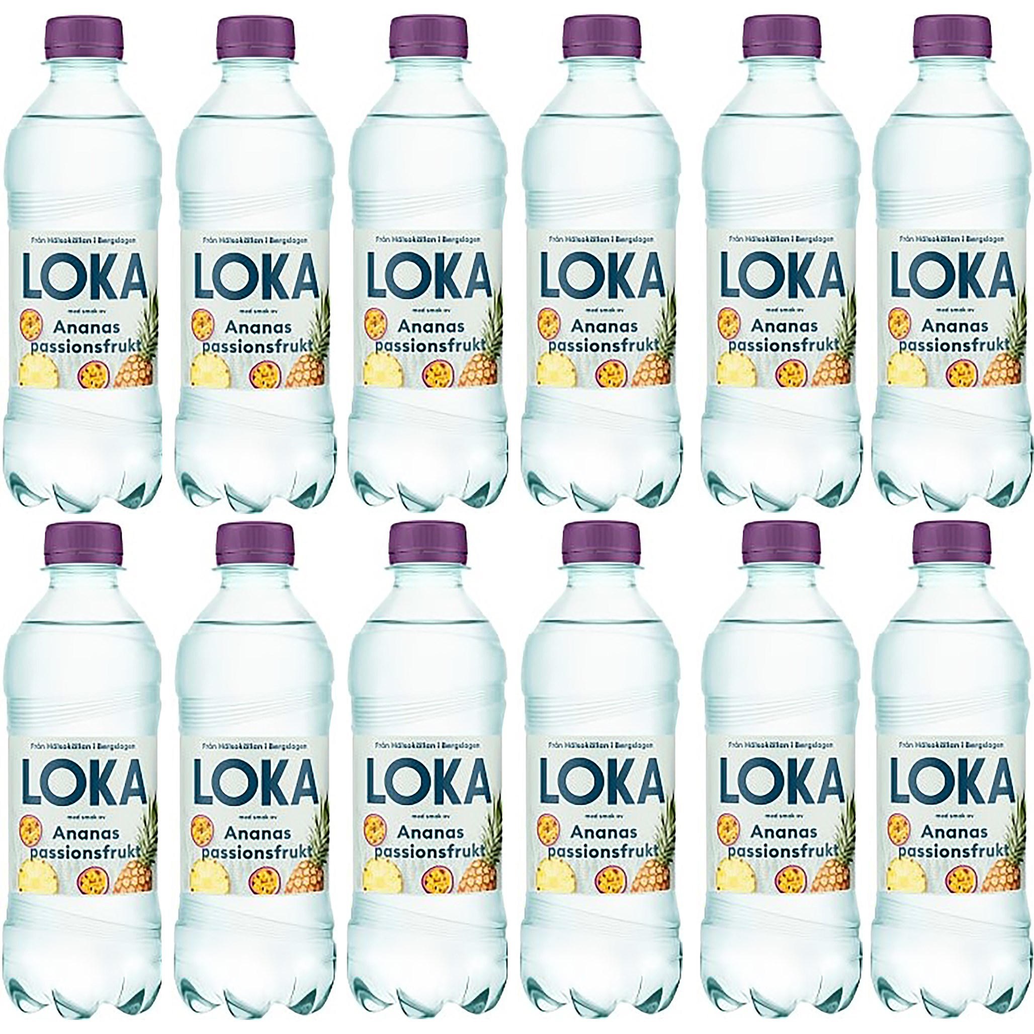 Läs mer om LOKA Ananas Passionsfrukt 12 x 33 cl