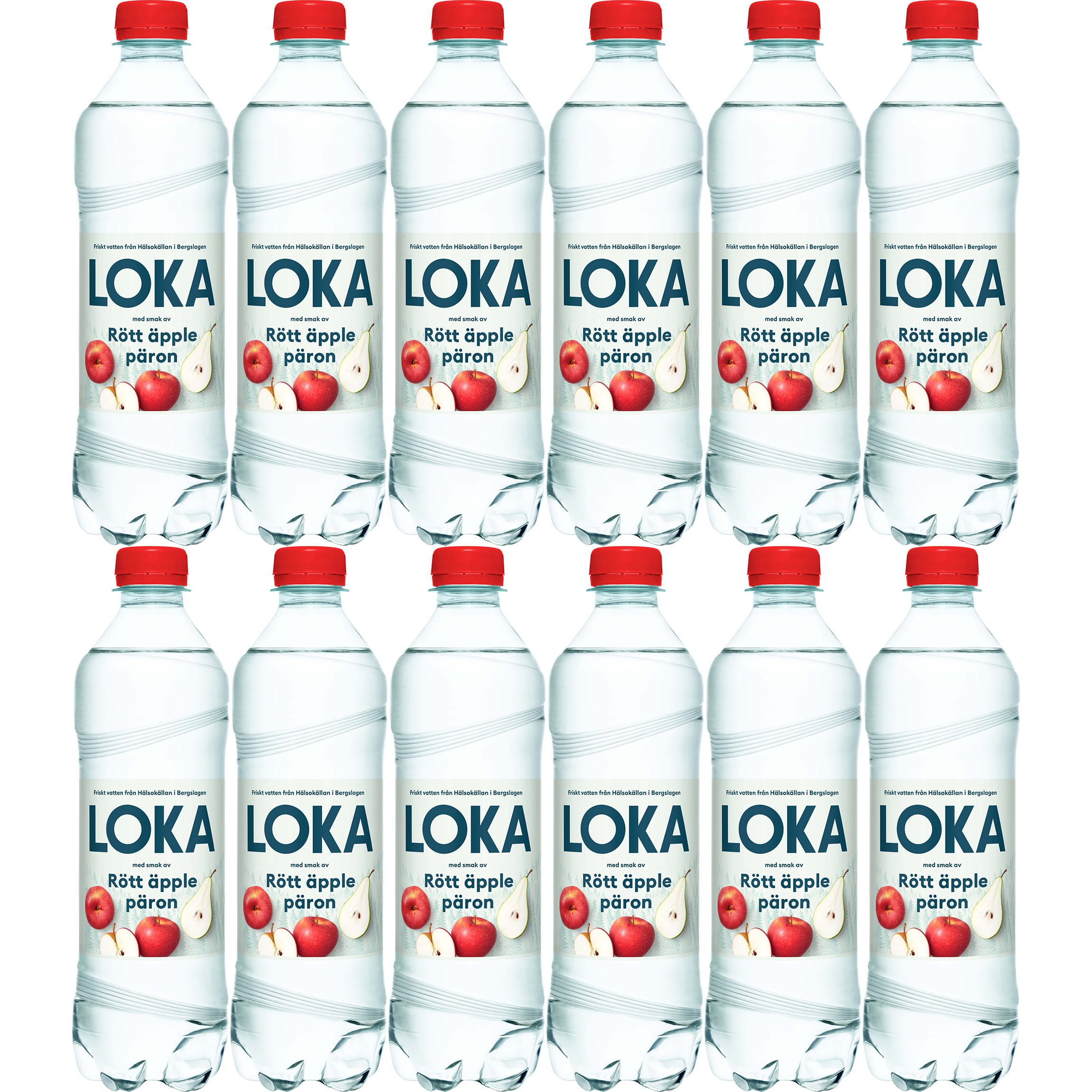 LOKA Rött Äpple Päron 12 x 50 cl