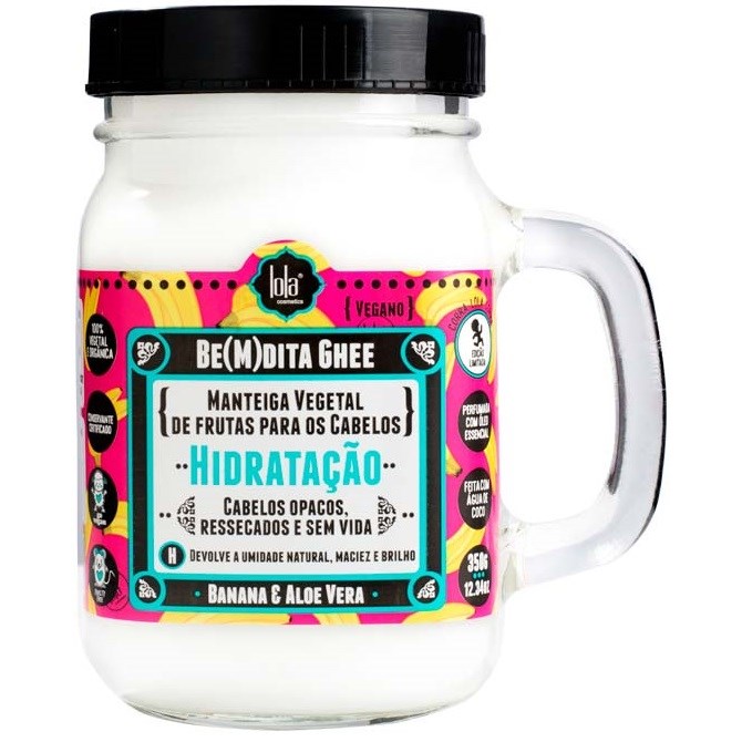 Lola From Rio - Be(m)dita Ghee - Másk. Hidratacao Banana E Aloe Vera 350g