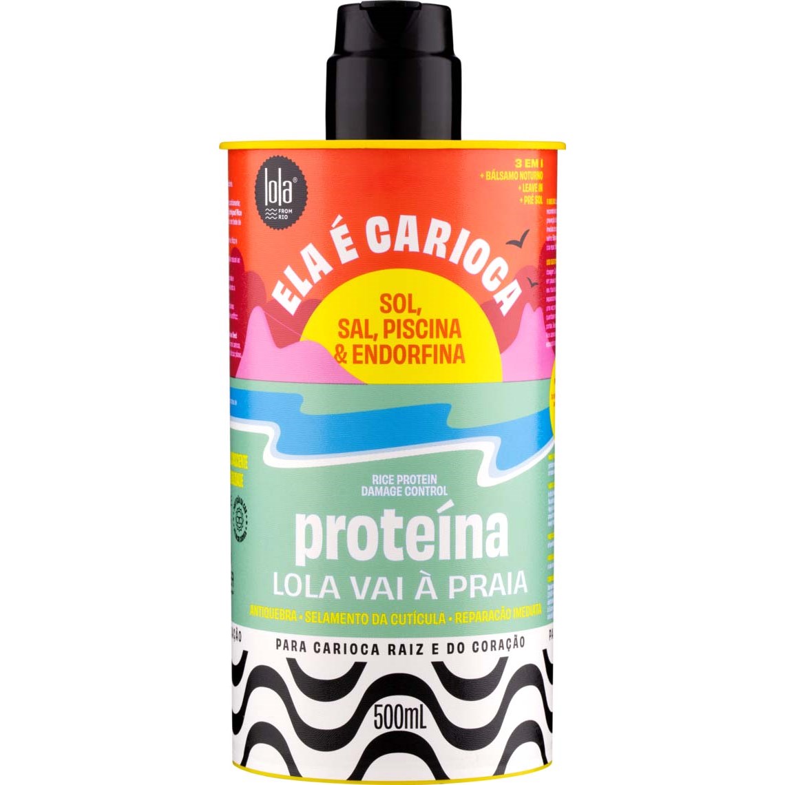 Hårfornyelsesbehandling Lola Cosmetics Ela É Carioca Protein 500 g