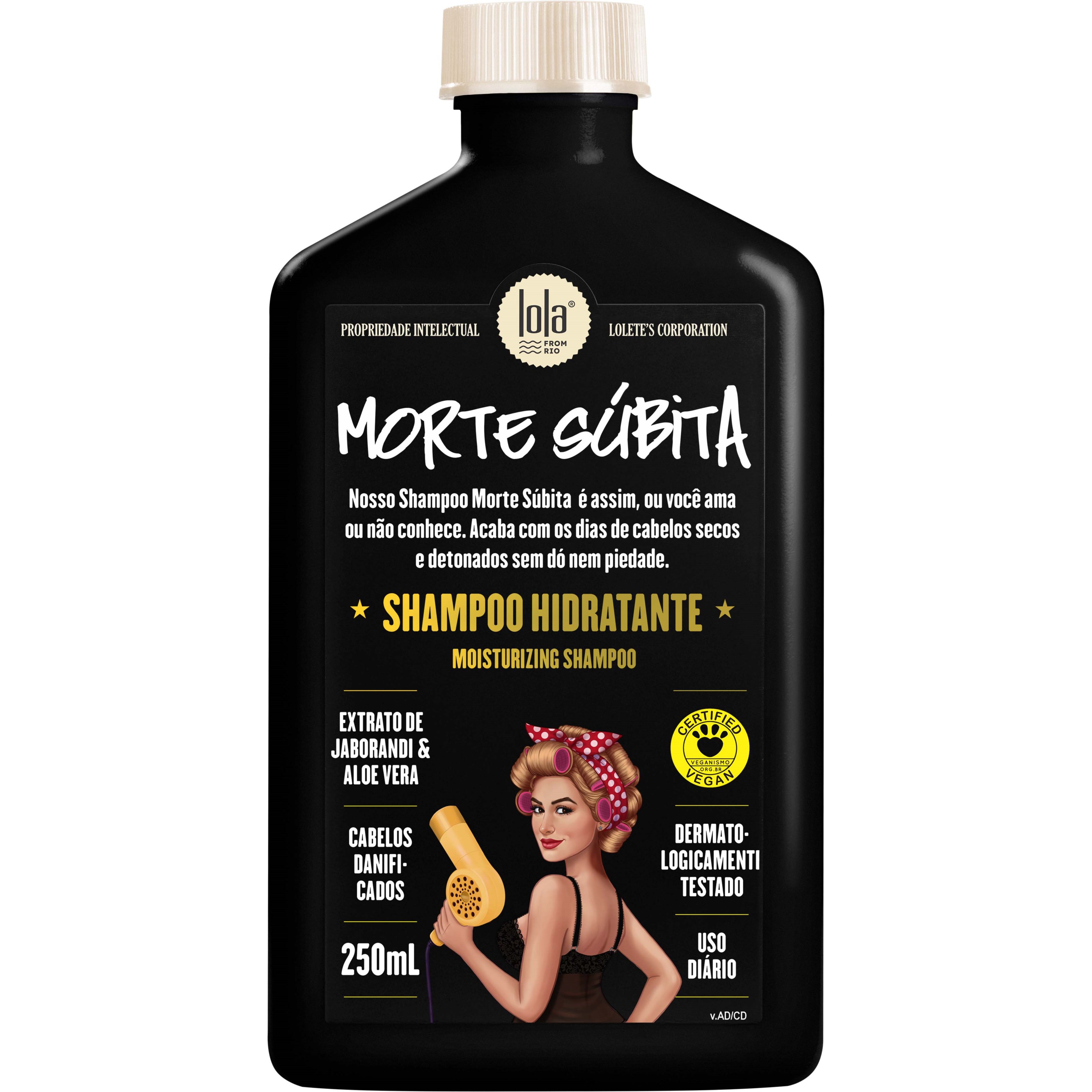 Fuktighetsgivende Sjampo Lola Cosmetics Sudden Death 250 ml