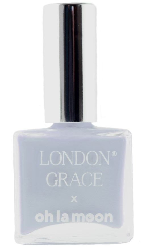 London Grace Crystal Collection Nail Polish Blue Calcite