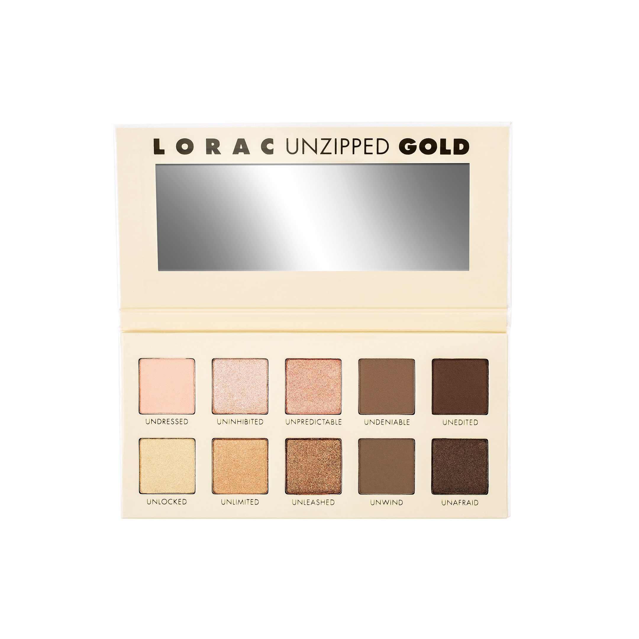 Läs mer om Lorac Unzipped Gold Eyeshadow Palette & Eye Primer Set (X10)