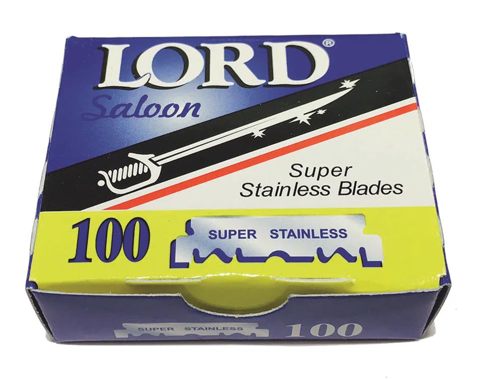Lord Saloon Single Edge Razor Blades 100-pack
