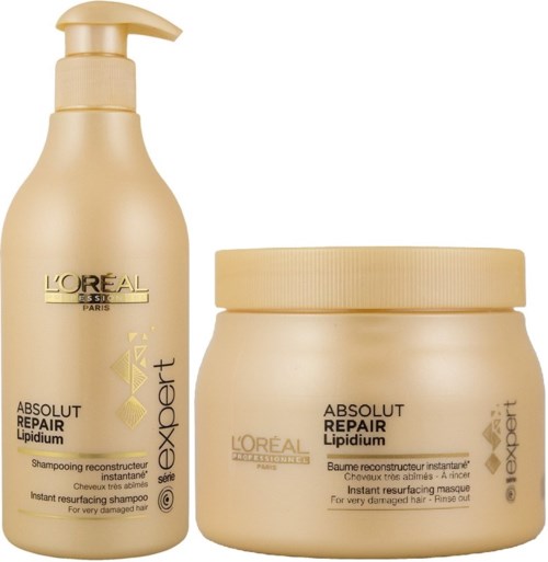 L'Oréal Professionnel Absolut Repair Lipidium Loreal Shampoo + Mask