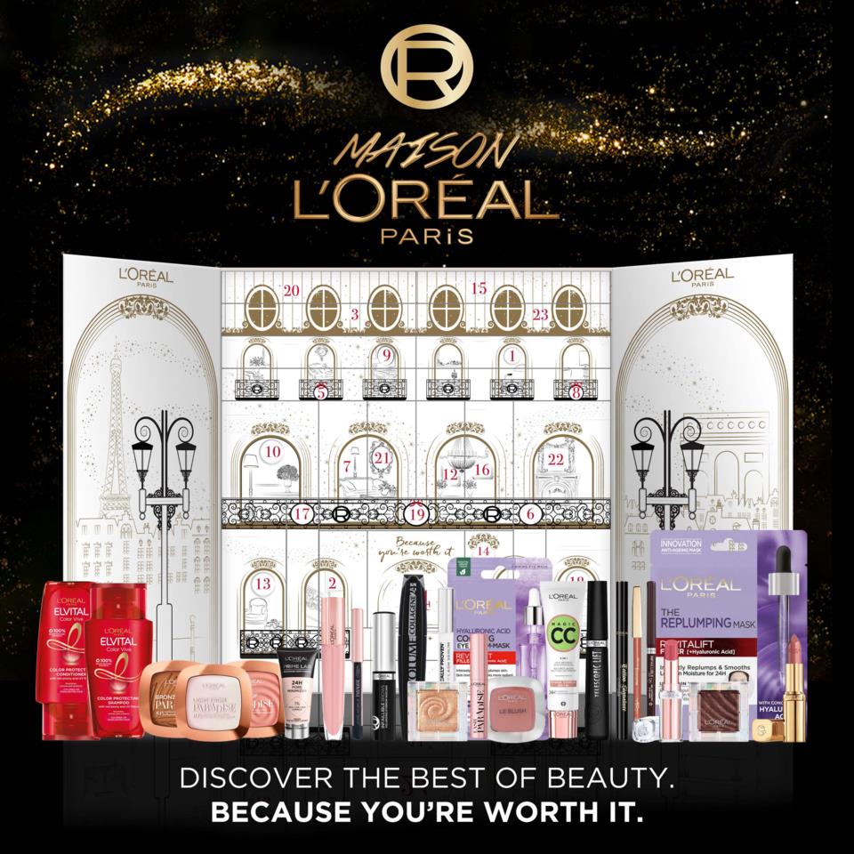 Kalendarz adwentowy L #39 Oréal Paris lyko com Kalendarz adwentowy L #39 Oréal Paris lyko com