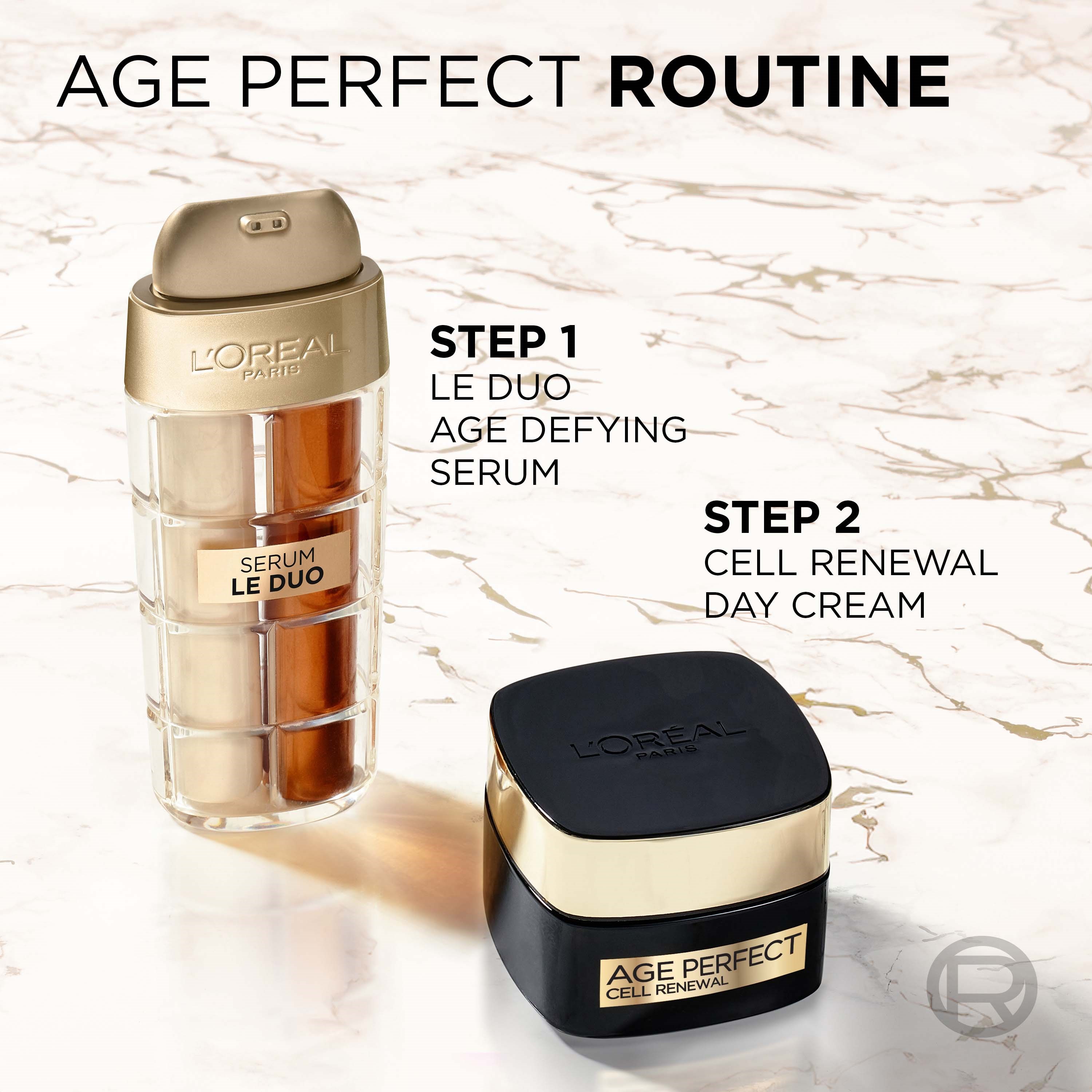 L'Oréal Paris Age Perfect Le Duo Age Defying Serum For Normal Skin 30 (obrázok 9)