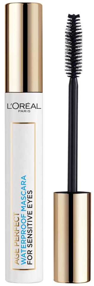 Loreal Paris Age Perfect Waterproof Mascara for Sensitive Eyes Black ...