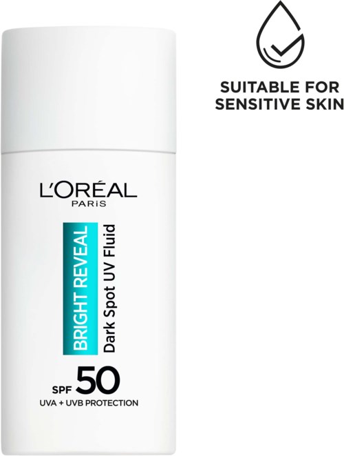 Loreal Paris Bright Reveal Dark Spot UV Fluid SPF50 Face Cream 50 ml