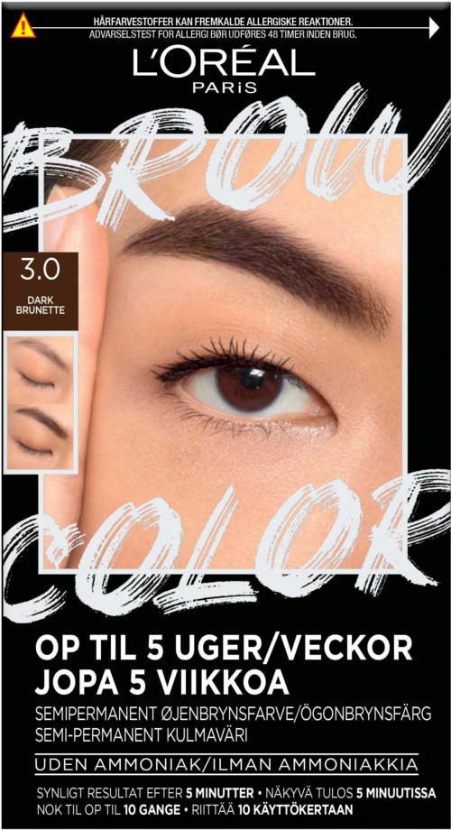 Loreal Paris Brow Color Semi-Permanent Eyebrow Color 3.0 Dark Brunette