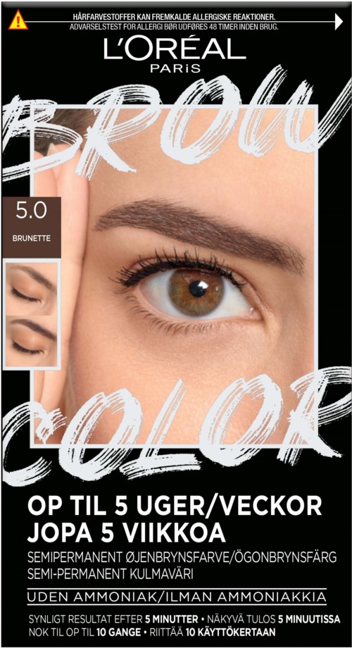 Loreal Paris Brow Color Semi-Permanent Eyebrow Color 5.0 Brunette