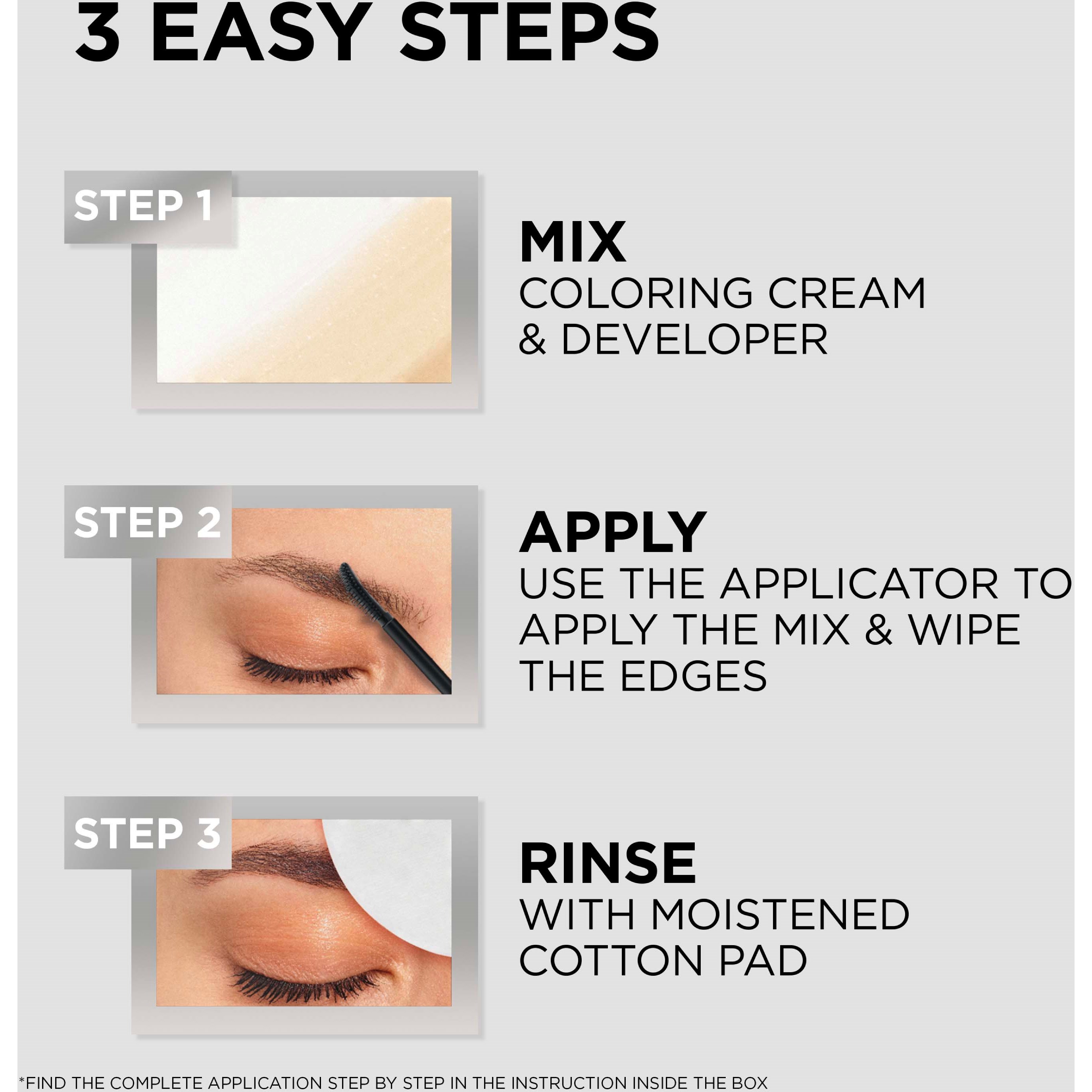 L'Oréal Paris Brow Color Semi-Permanent Eyebrow Color 5.0 Brunette (obrázok 4)
