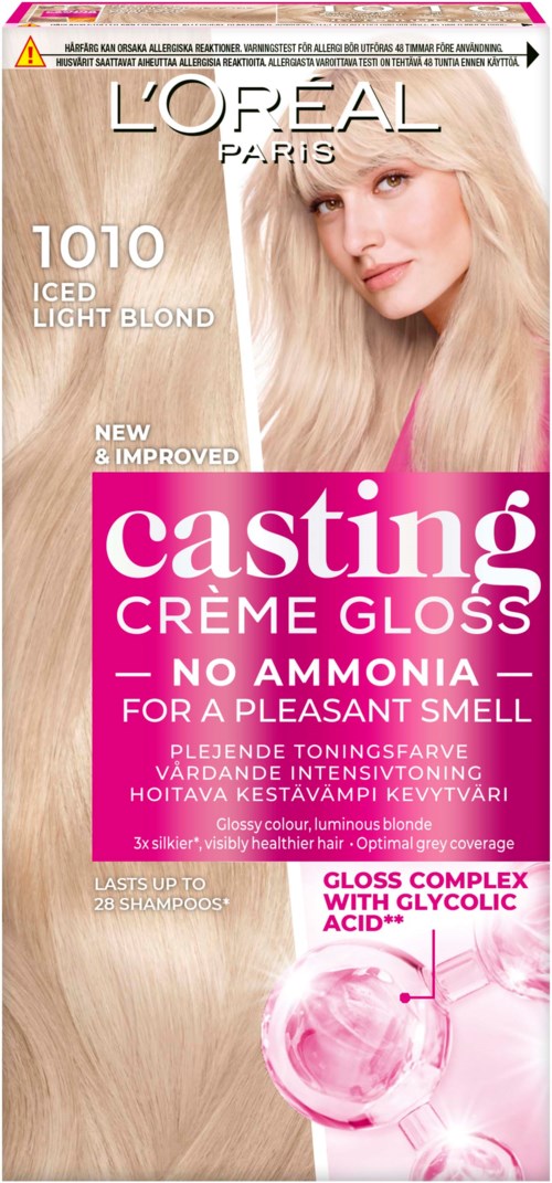 Loreal Paris Casting Crème Gloss 1010 Iced Light Blonde