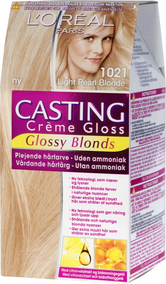 Loreal Paris Casting Creme Gloss 1021 Jasny Perłowy Blond