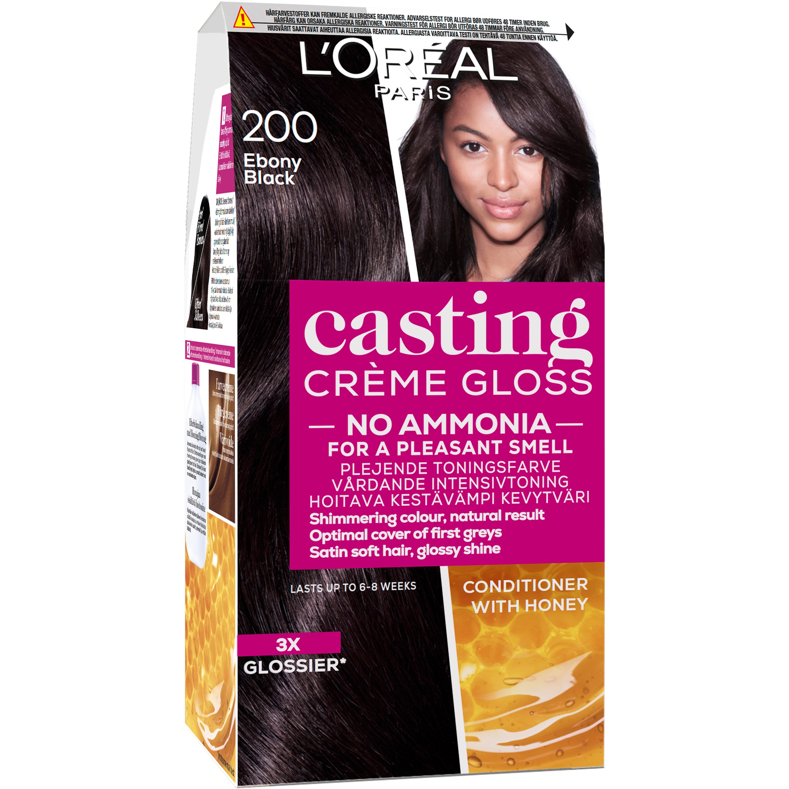 Läs mer om Loreal Paris Casting Crème Gloss 200 Ebony Black