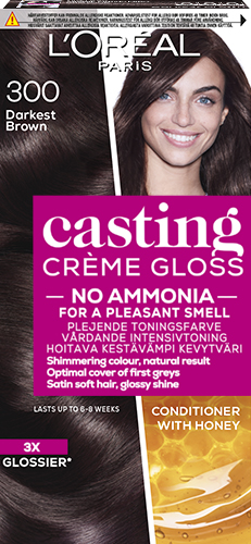 Loreal Paris Casting Crème Gloss 300 Darkest Brown 
