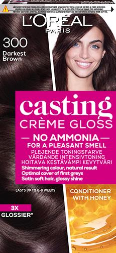 Loreal Paris Casting Creme Gloss 300 Darkest Brown