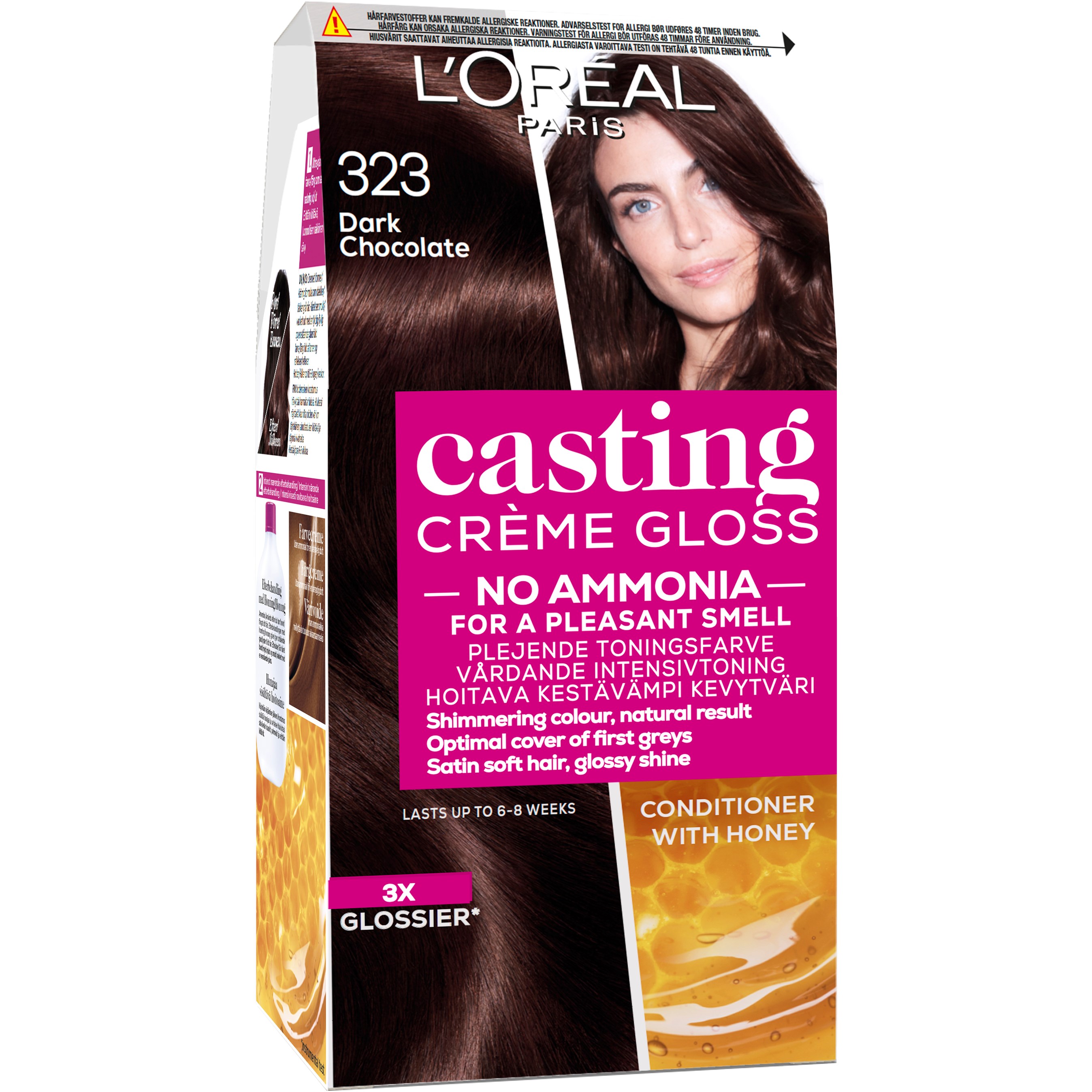 Läs mer om Loreal Paris Casting Crème Gloss 323 Dark Chocolate