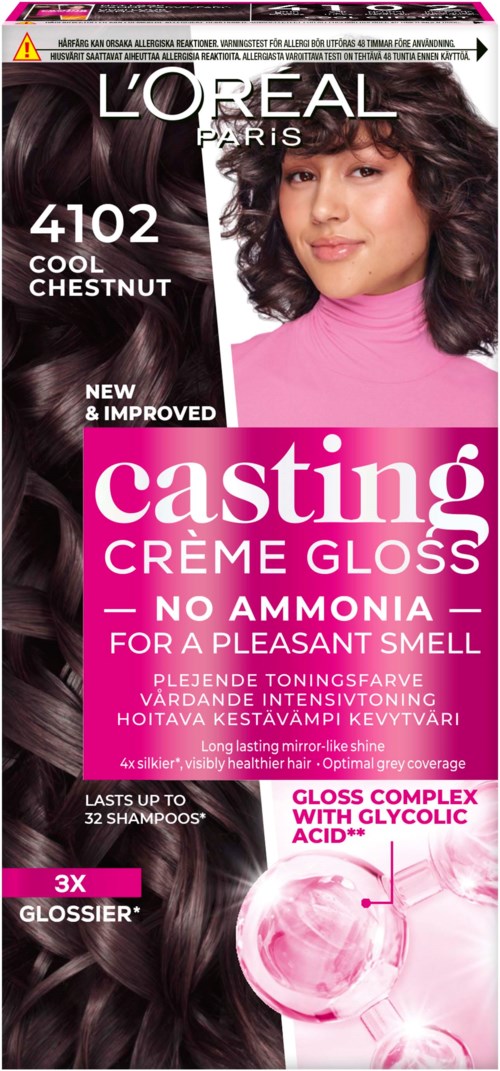 Loreal Paris Casting Creme Gloss Casting Crème Gloss 4102 Cool Chestnut