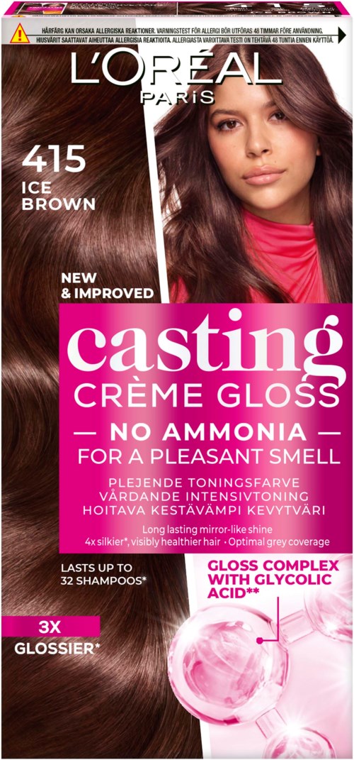 Loreal Paris Casting Crème Gloss 415 Ice Brown