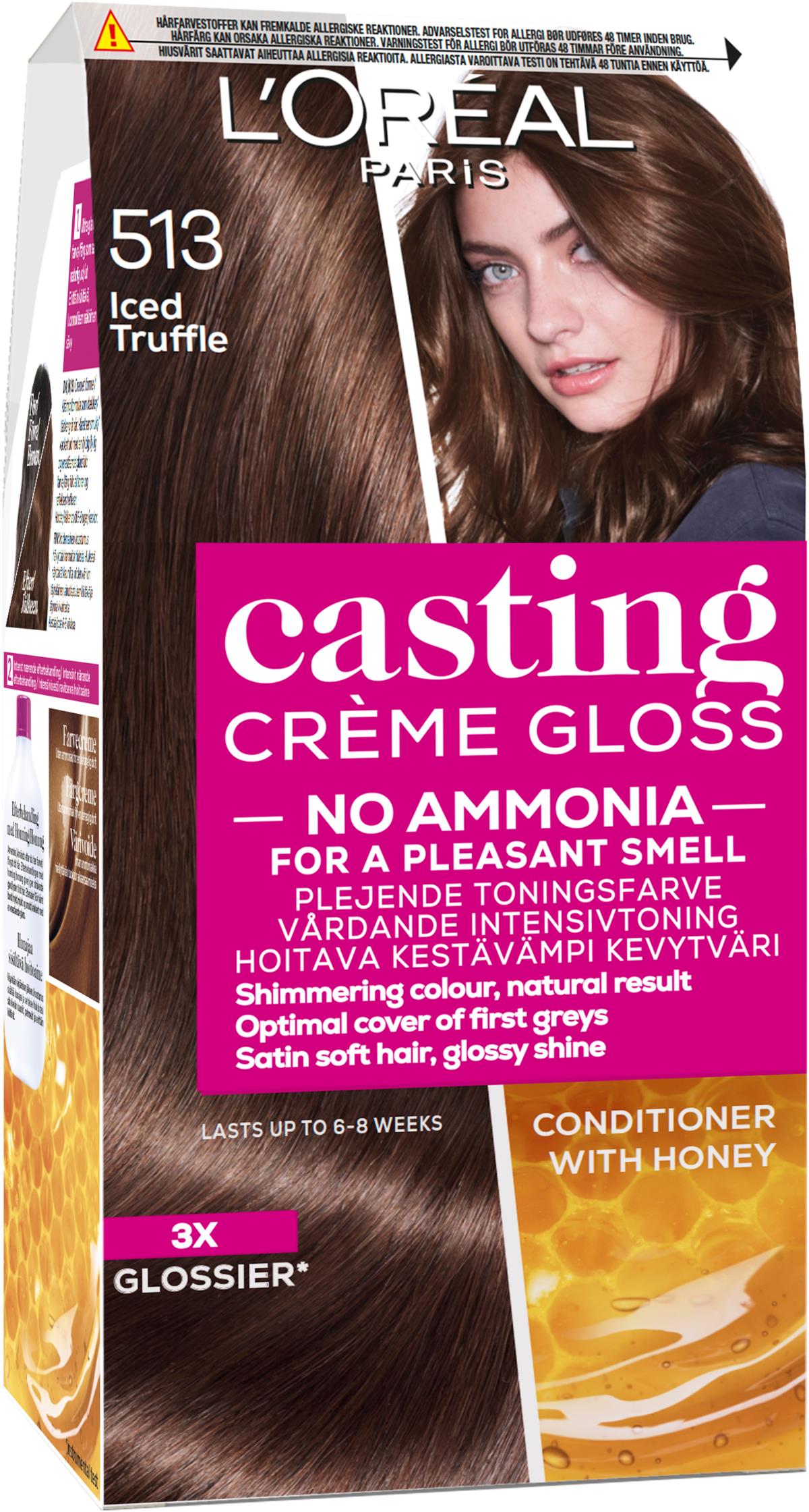 L'Oréal Paris Casting Crème Gloss Conditioning Color 513 Iced Truffle ...