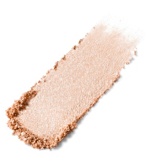 A beige makeup sponge or applicator with uneven edges and a fluffy texture.
