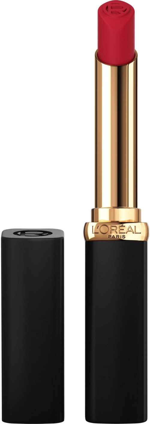 Матовая помада L'Oreal Paris Color Riche Intense Volume Matte, увлажняющая, оттенок 300 Le Rouge Confident, 1,8 г — фото 7