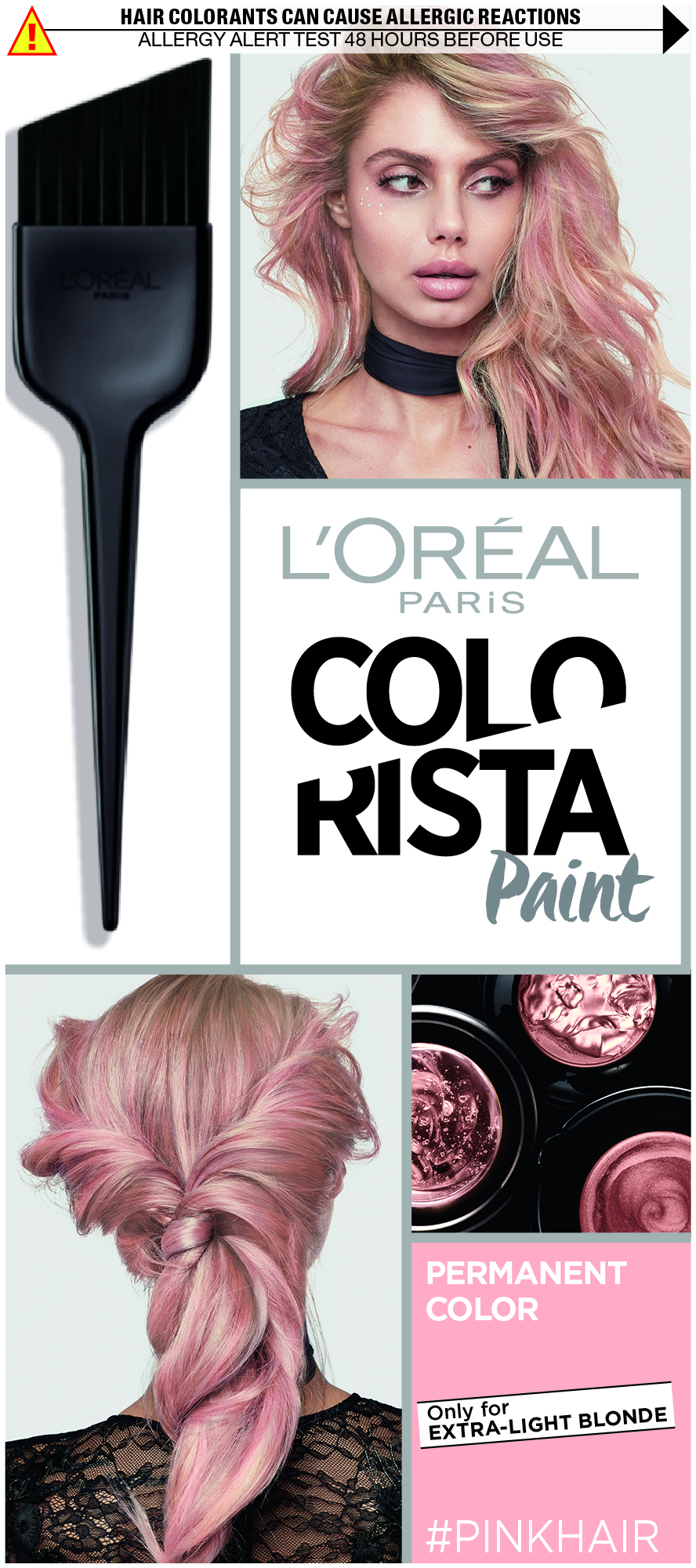 Loreal Paris Colorista Hairpaint Pinkhair  