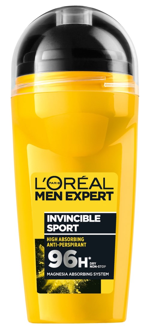 Loreal Paris Invincible Sport Men Expert 96H Dry Non-Stop Roll-on 50 ml